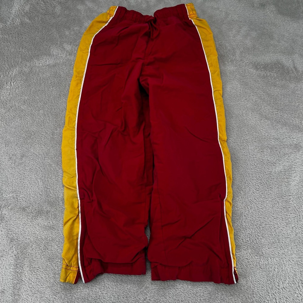 OshKosh Kids Track Pants Size 6 Red Yellow Preowned Side Stripe